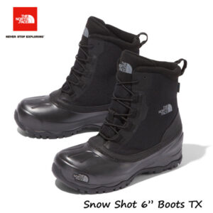 The North Face NF51960 KK Snow Shot 6” Boots TX V TNF Black ザ ノースフェイス スノーショット6”ブーツテキスタイルV(ユニセックス))(KK)TNFブラック×TNFブラック 降雪 雪かき スキー スノボー 除雪作業に!