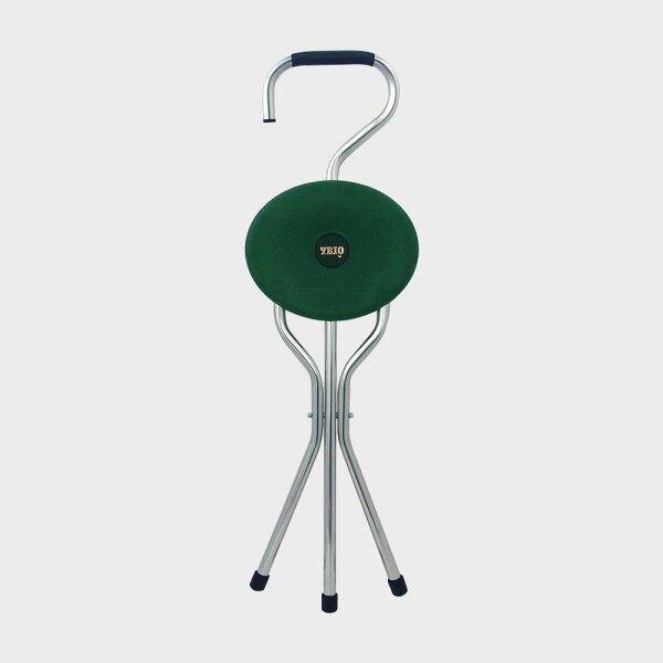 【3%offクーポン配布中】Linden Leisure ステッキスツール ( 折りたたみ式杖・腰掛 ) The Trio Popular [ 男性・女性兼用のおしゃれな杖 ]