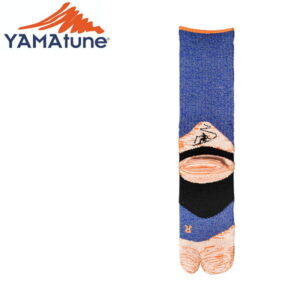 【スーパーSALE限定】YAMAtune ヤマチューン テレマークロング 2toe 足袋タイプ スキー ソックス メリノウール アーチサポート 71017 [登山]【6/4 20:00から6/11 01:59まで】