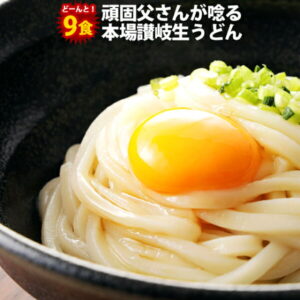 1000円 送料無料 ポッキリ 頑固父さんが唸る讃岐生うどん9食セット (麺300g×3袋 ) 香川県 産地直送 お試し ポイント消化 在庫処分 フード おすすめ グルメ食品 人気 ポスト投函 お取り寄せ おつまみアレンジ調理にも 夜食にも 秋冬グルメ ポイント消費