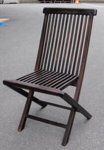 ポピュラー折り畳みチェア(2脚入)(20807)(ジャービス商事)ファニチャー 家具 チェアー イス 椅子 インテリア 室内向き チーク 木製