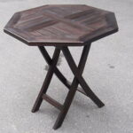 ポピュラー折り畳みテーブル（20806）（ジャービス商事）ファニチャー　家具　インテリア　室内向き　机　チーク　木製