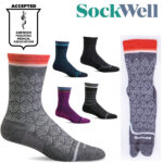 ソックウェル レディースバニオン クルー（外反母趾用・足袋型ソックス）[SockWell]