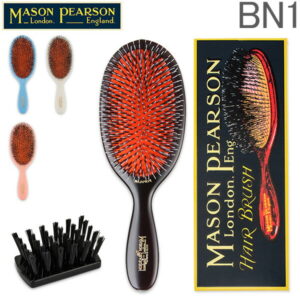 メイソンピアソン Mason Pearson ヘアブラシ ポピュラーミックス 猪毛&ナイロン ブラシ くせ毛 ヘアケア くし ハンドメイド BN1 Popular