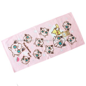 【追跡可能メール便2点まで可】 フェイスタオル プリン 2020年版 ピカチュウ ポケモン 通園 通学 子供 キッズ 女の子 女児 キャラクター お風呂 プール レジャー スイミング 運動 大人 ジム 部活 学生 綿100％ 006305