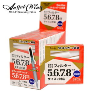 エンジェルウイング マルチ スモーキング フィルター 5本入×10個 ヤニ取り パイプ シガレットホルダー エンジェルウィング 【人気】