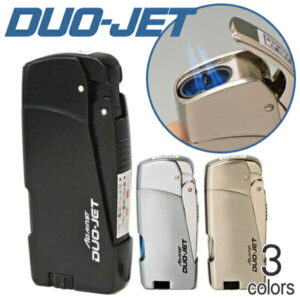 ツインライト DUO-JET デュオジェット 全3色 バーナーライター ガス注入式 ターボライター【単品販売】
