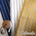 ダブルガーゼ 生地 ストライプ 生地 おしゃれ 日本製 播州織 （ストライプ）【メール便 個数4まで】