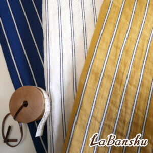 ダブルガーゼ 生地 ストライプ 生地 おしゃれ 日本製 播州織 (ストライプ)【メール便 個数4まで】