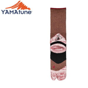 【スーパーセール限定】YAMAtune ヤマチューン テレマークロング 2toe 足袋タイプ スキー ソックス メリノウール アーチサポート 71017 [登山]【6/4 20:00から6/11 01:59まで】