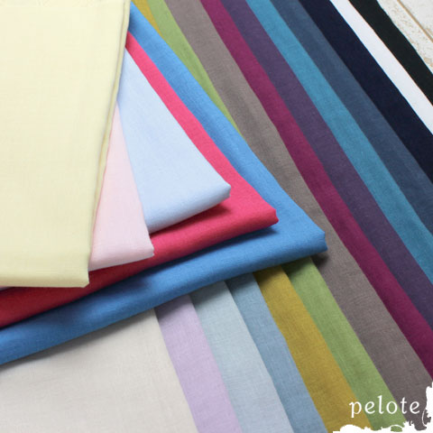 【期間限定クーポンあり】コットン100％ ダブルガーゼ 生地 [無地]（Wガーゼ 布 日本製 マスク スタイ 赤ちゃん パジャマ ハンドメイド 手芸 綿100％）【メール便1.5mまで/50cm単位】