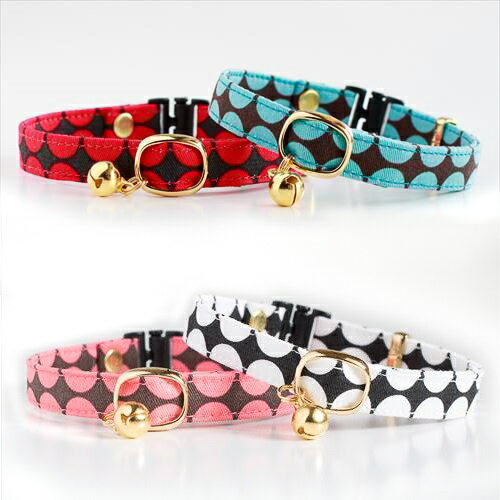 猫 首輪 子猫 〜成猫まで 鈴 セーフティー 鈴付 猫用 フェレットにも ペットグッズ 安全首輪【猫雑貨招福】