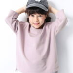 【SALE／20%OFF】devirock ミニ裏毛7分袖Tシャツ ベビー トップス 長袖 長そでデビロック 子供服 キッズ デビロック カットソー スウェット パープル ブルー グリーン ブラック ホワイト グレー