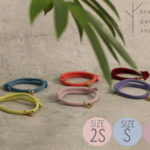 【クリックポスト送料無料】猫 首輪 ひも 鈴付き SS S M 柔らかい[シンプルひも/CC]組み合わせ自由 選べる チャーム カラフル ピンク ブルー レッド イエロー パープル オレンジ 子犬 パピー 大きめ 大型 おしゃれ かわいい ペットグッズ ツリー トランク tree trunk