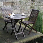 【ランキング1位獲得】 ポピュラー折り畳みテーブル完成品 20806 ガーデニング お洒落 庭 木製 チーク材 イングリッシュガーデン 机 つくえ テーブル 折りたたみ